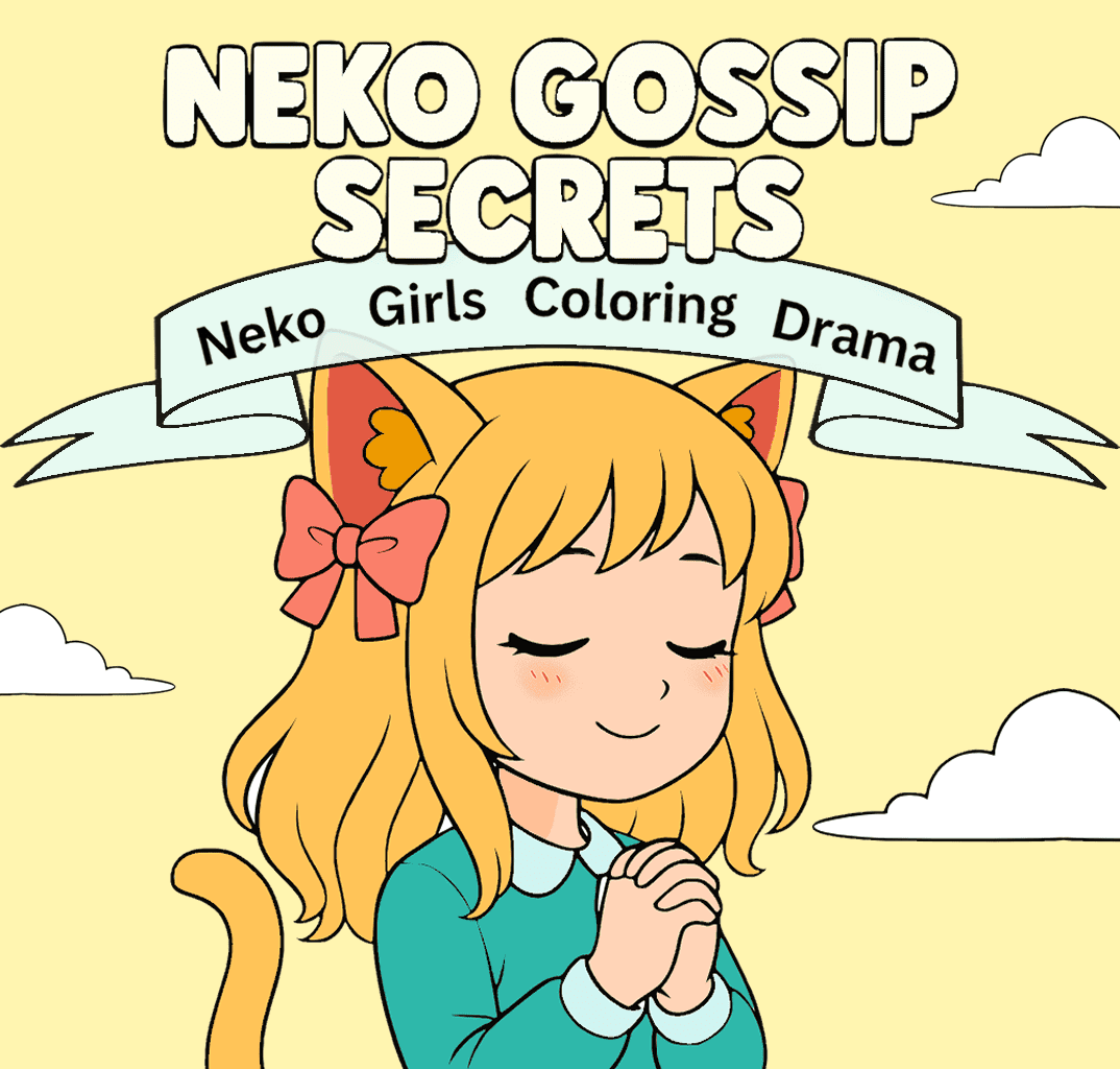 Neko Gossip Secrets - Neko Girls Coloring Drama