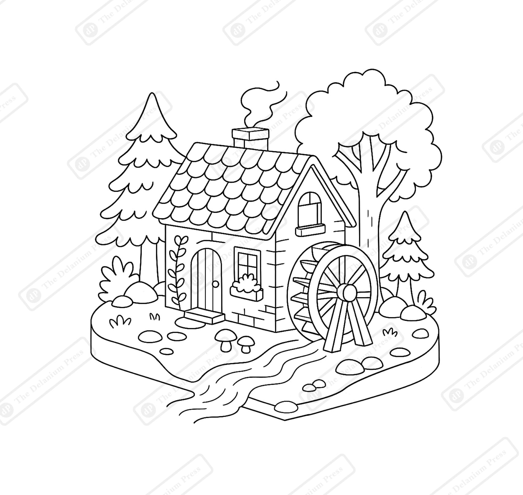 Cozy Nooks - Coloring Book