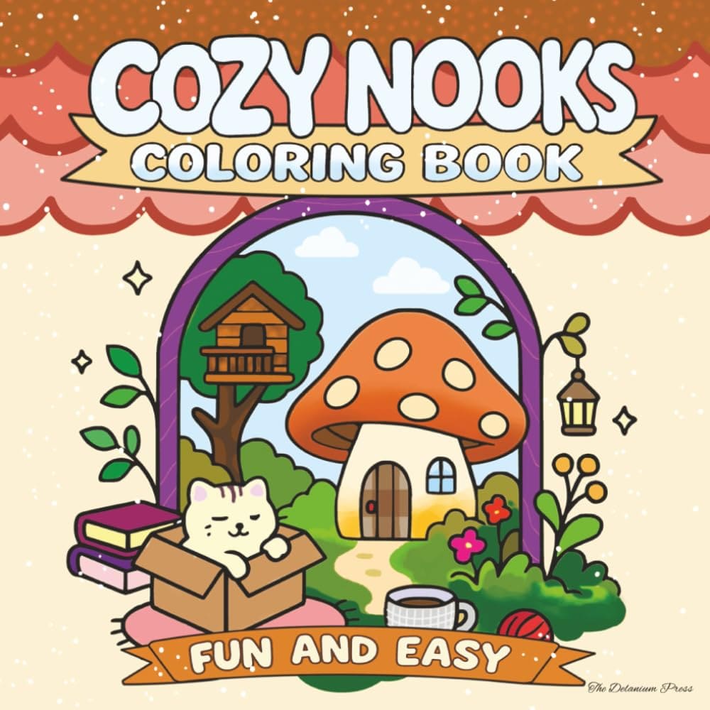 Cozy Nooks - Coloring Book