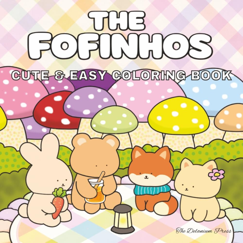 The Fofinhos - Cute & Easy Coloring Book