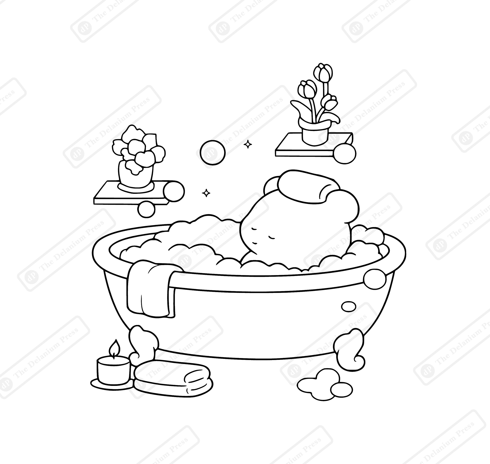 The Fofinhos - Cute & Easy Coloring Book