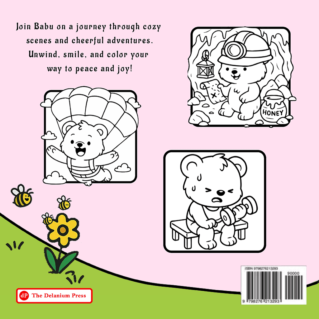 BaBu's Adventures - Cozy And Bold Designs For Calm Coloring