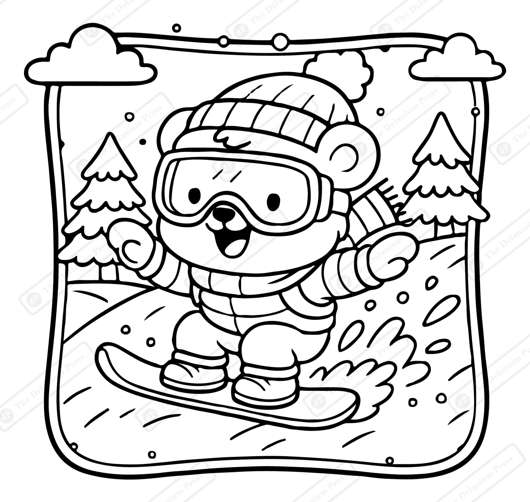 BaBu's Adventures - Cozy And Bold Designs For Calm Coloring